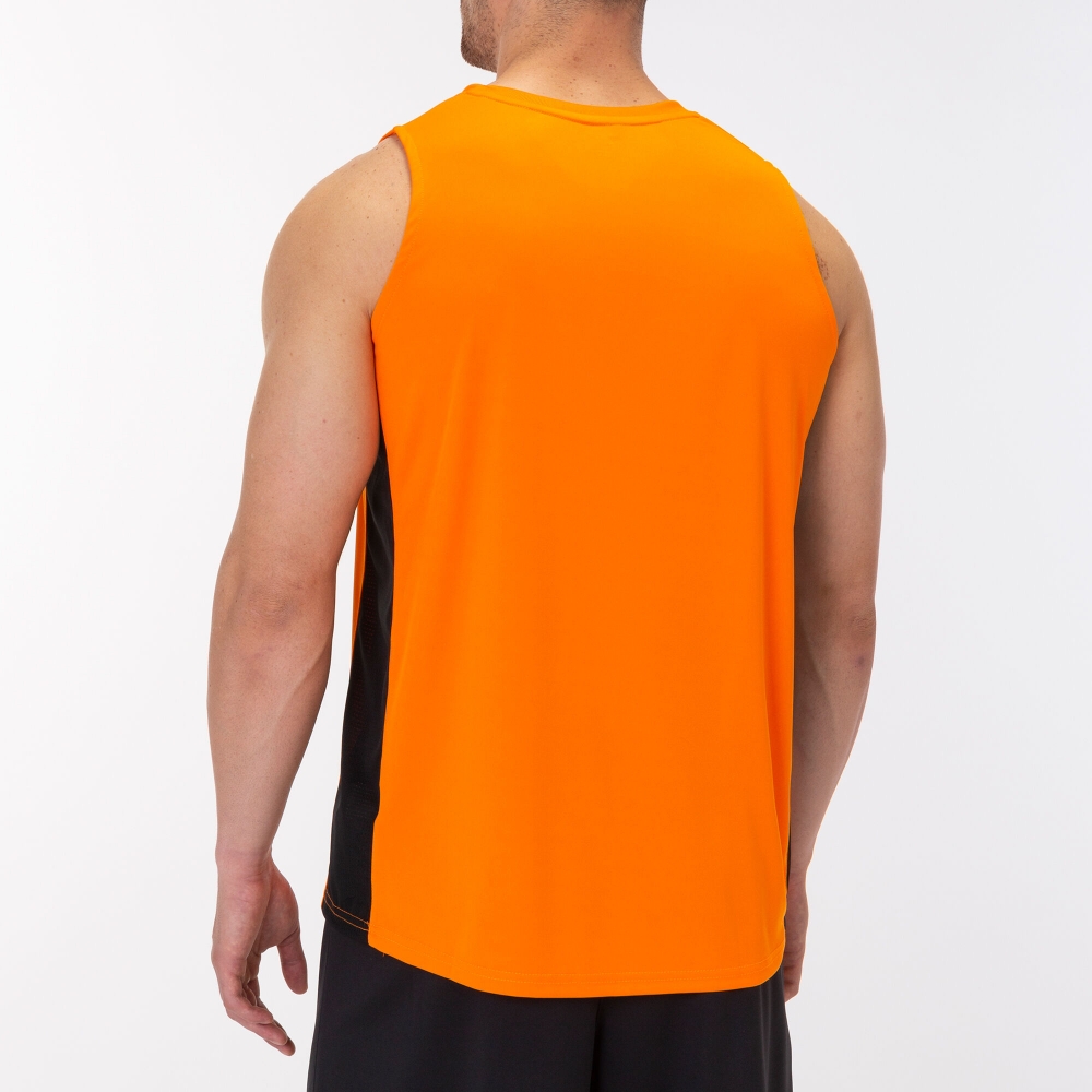 Camasa Cancha Iii T- Orange-black Sleeveless Joma