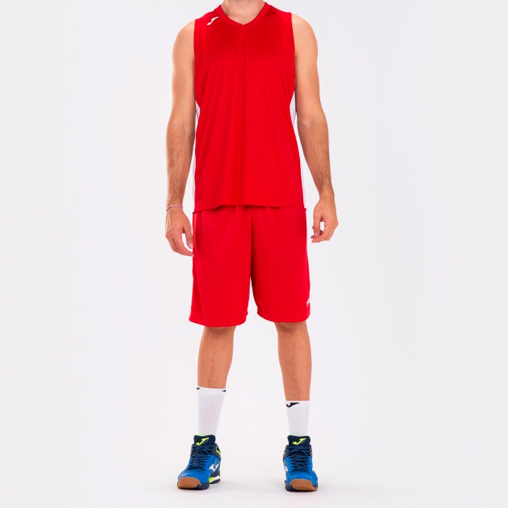 Camasa Cancha Iii T- Red-white Sleeveless Joma