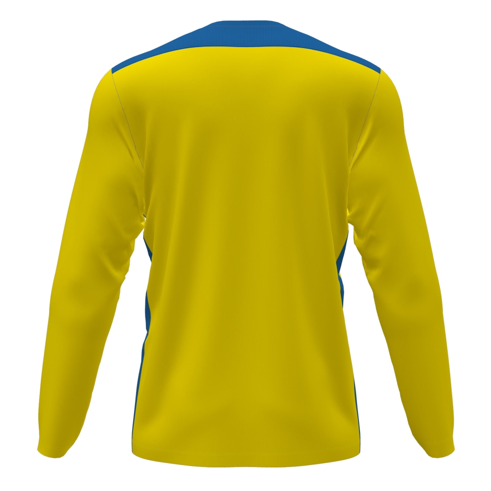 Camasa Championship Vi Maneca Lunga T- Yellow-royal Blue Joma