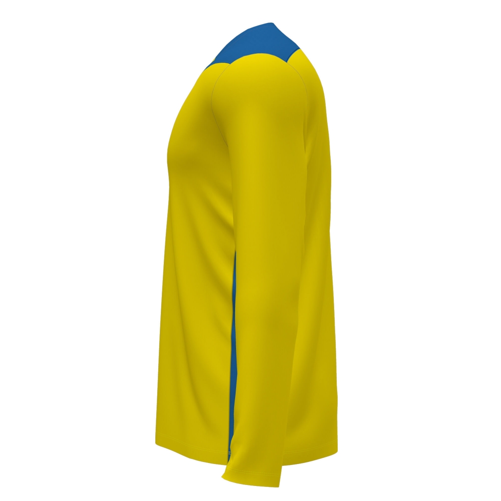 Camasa Championship Vi Maneca Lunga T- Yellow-royal Blue Joma