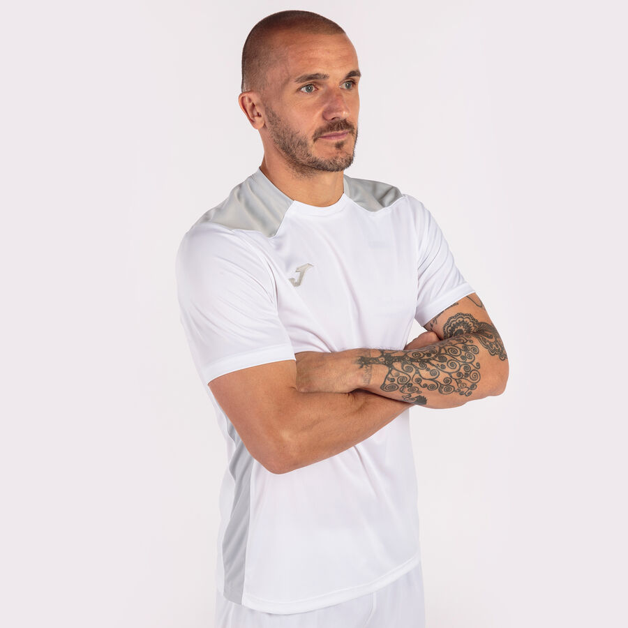 Camasa Championship Vi Maneca Scurta T- White Gray Joma