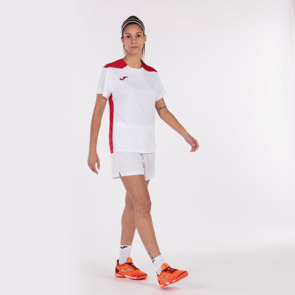 Camasa Championship Vi Maneca Scurta T- White Red Joma