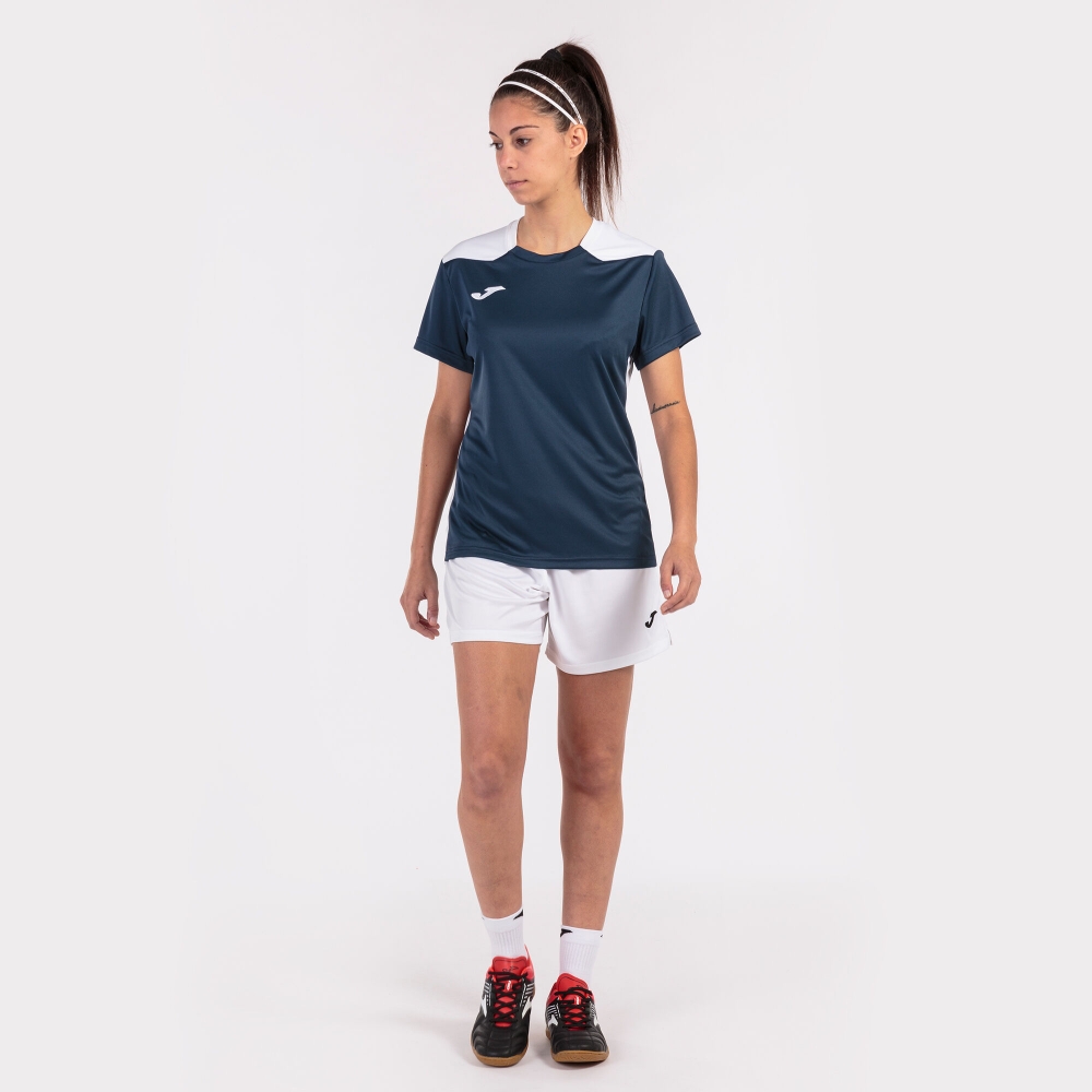 Camasa Championship Vi Maneca Scurta T- Navy White Joma