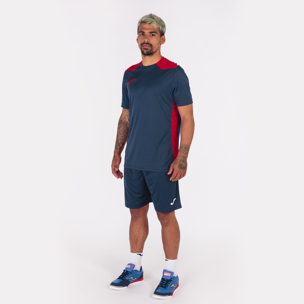 Camasa Championship Vi Maneca Scurta T- Navy Red Joma