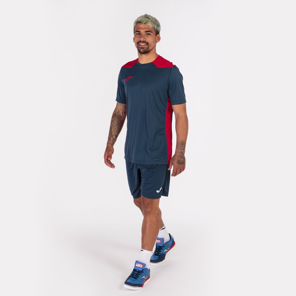 Camasa Championship Vi Maneca Scurta T- Navy Red Joma