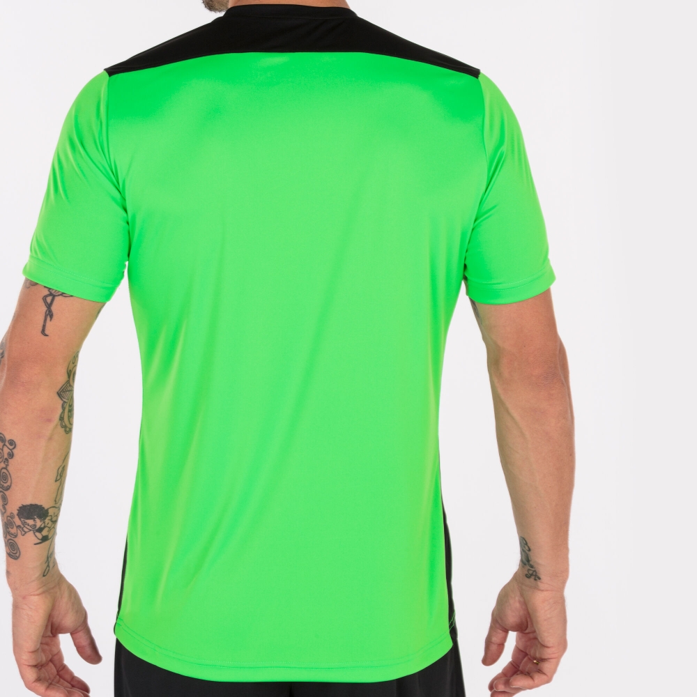 Camasa Championship Vi Maneca Scurta T- Fluor Green Black Joma