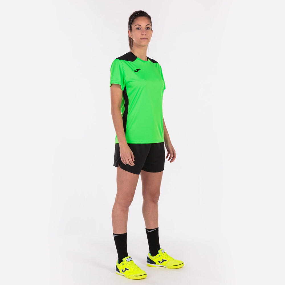 Camasa Championship Vi Maneca Scurta T- Fluor Green Black Joma