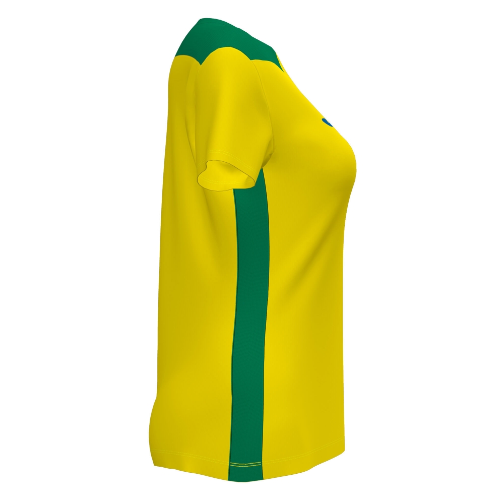 Camasa Championship Vi Maneca Scurta T- Yellow Green Joma