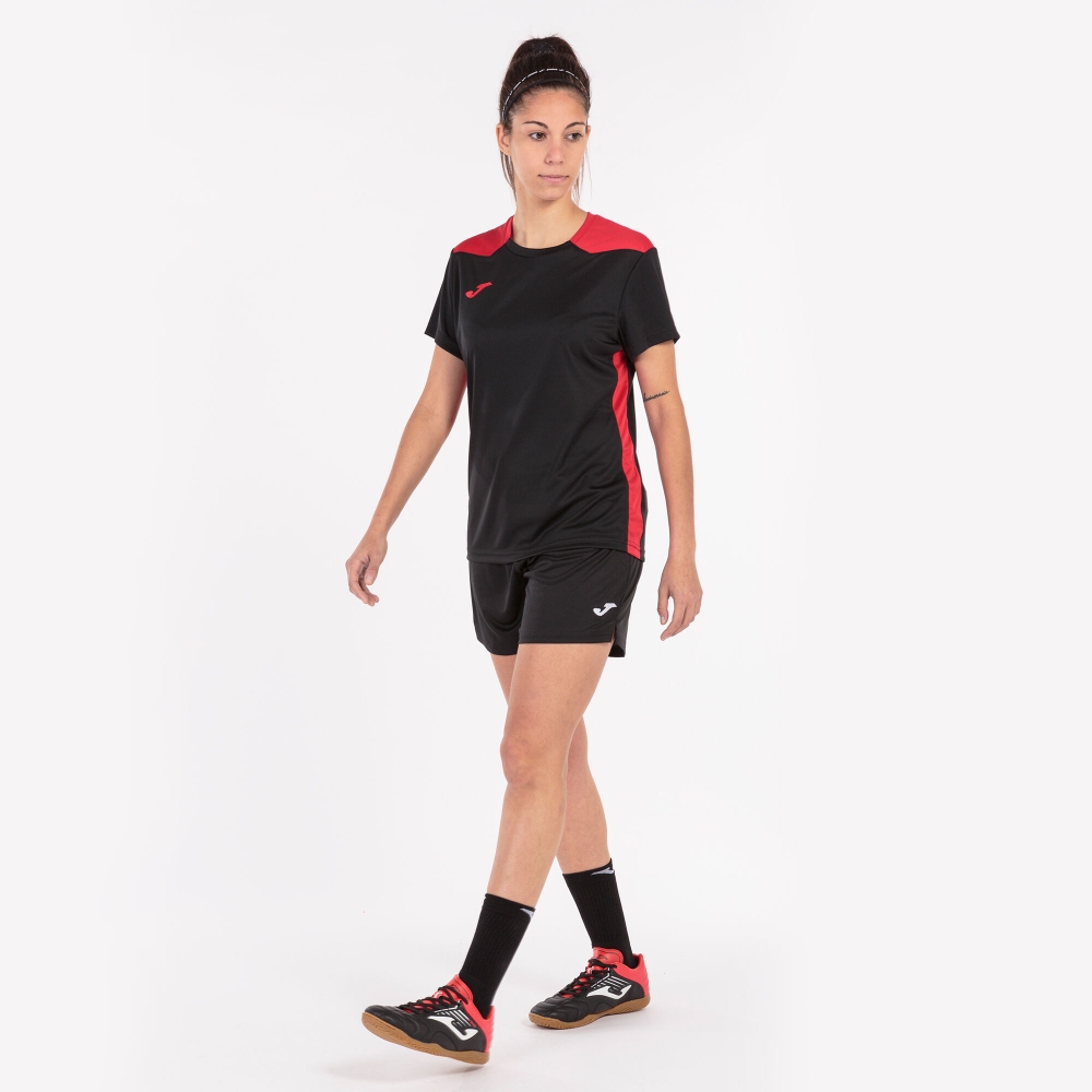 Camasa Championship Vi Maneca Scurta T- Black Red Joma