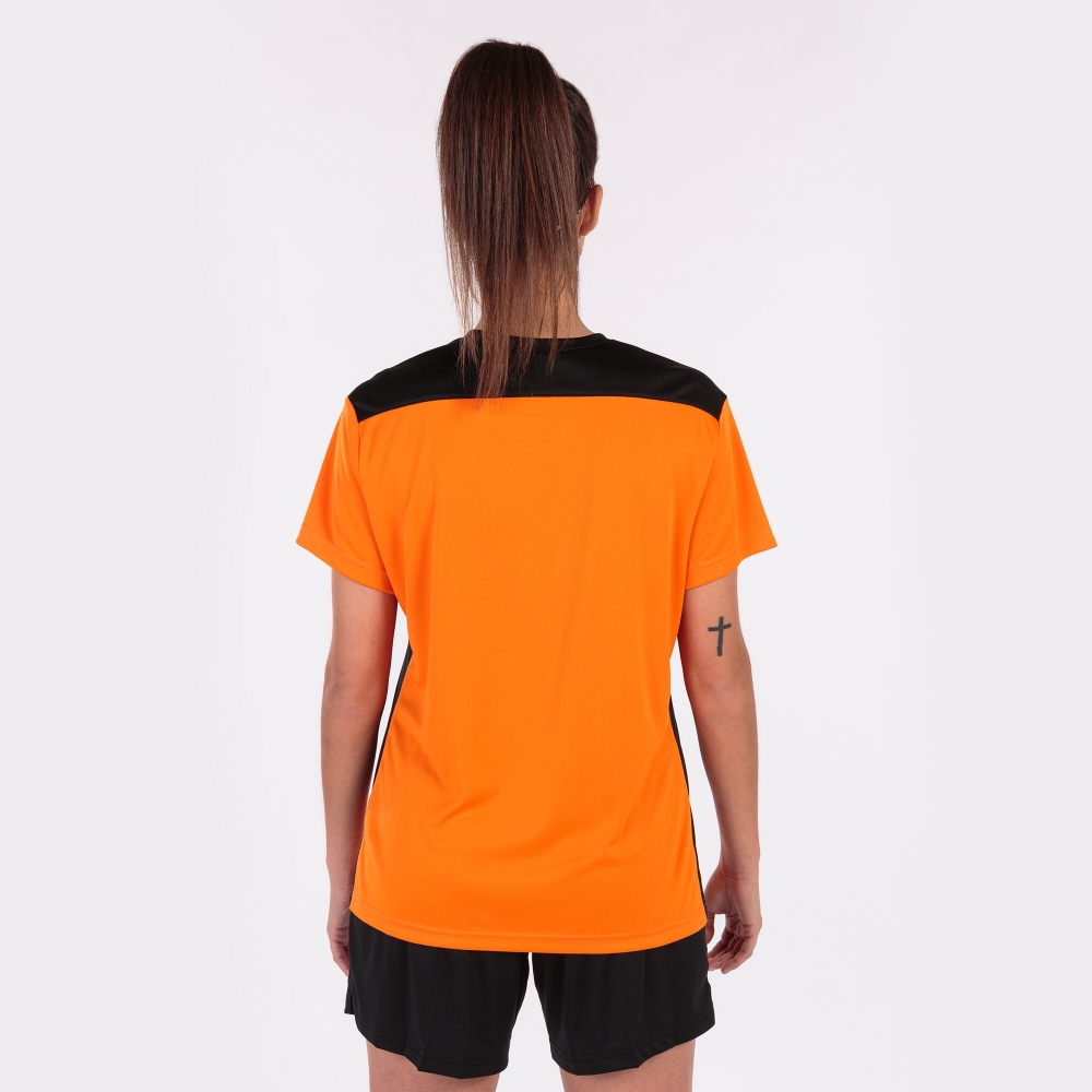 Camasa Championship Vi Maneca Scurta T- Orange Black Joma