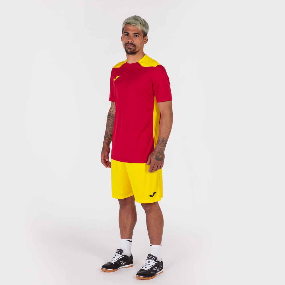 Camasa Championship Vi Maneca Scurta T- Red Yellow Joma