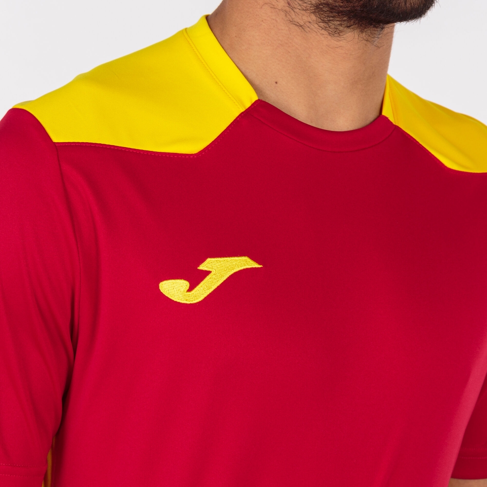 Camasa Championship Vi Maneca Scurta T- Red Yellow Joma