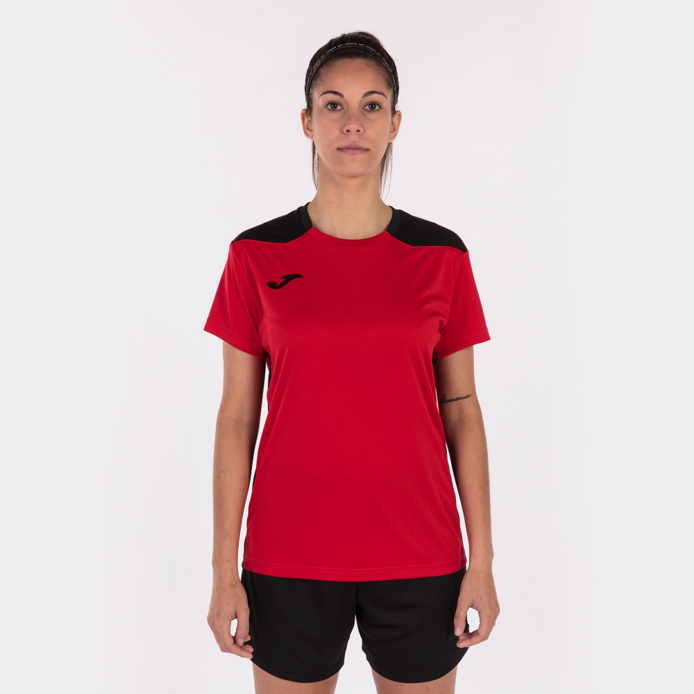 Camasa Championship Vi Maneca Scurta T- Red Black Joma