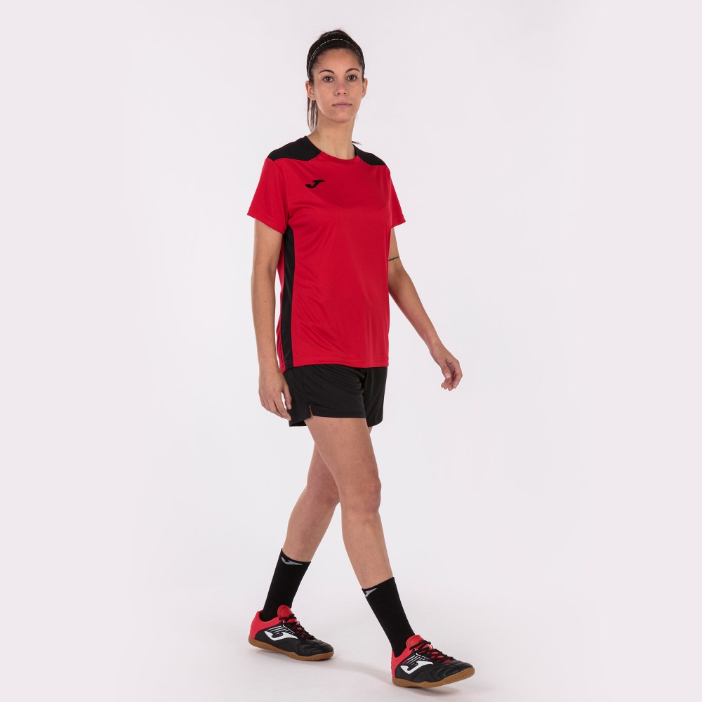 Camasa Championship Vi Maneca Scurta T- Red Black Joma