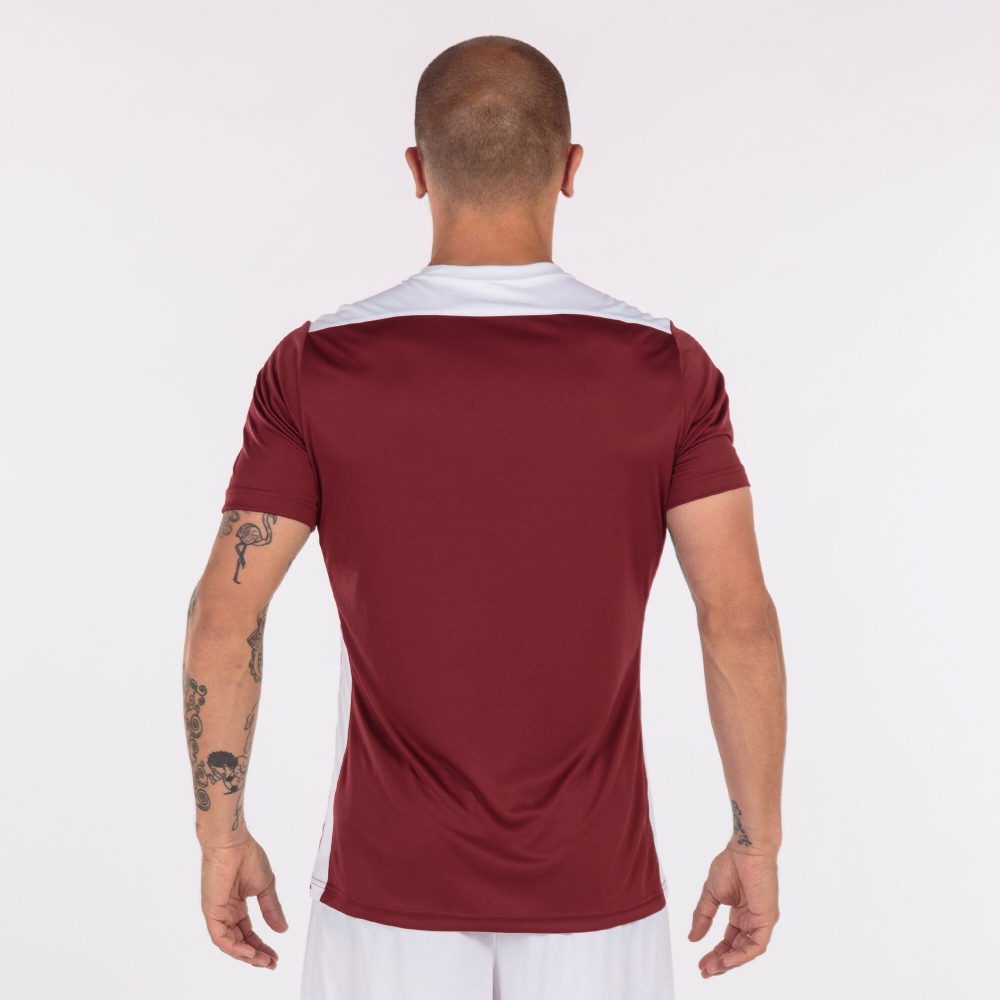 Camasa Championship Vi Maneca Scurta T- Burgundy White Joma