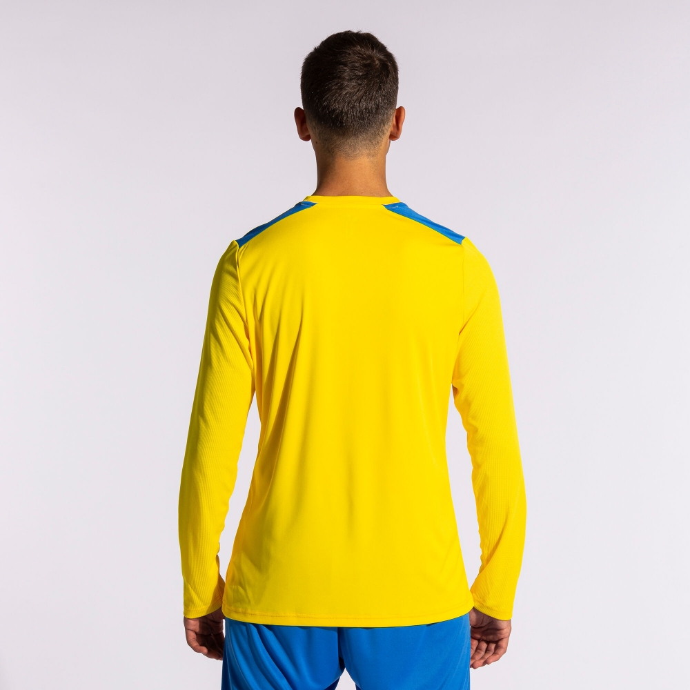 Camasa Championship Vii Maneca Lunga T- Yellow-royal Blue Joma