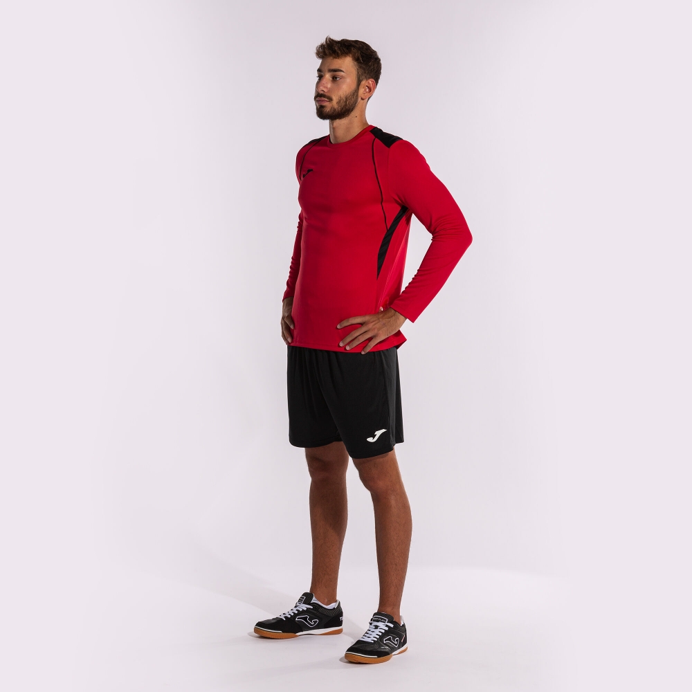 Camasa Championship Vii Maneca Lunga T- Red Black Joma