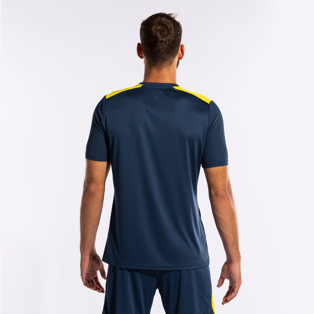 Camasa Championship Vii Maneca Scurta T- Navy Yellow Joma