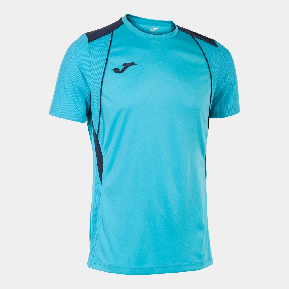 Camasa Championship Vii Maneca Scurta T- Fluor Turquoise-navy Joma