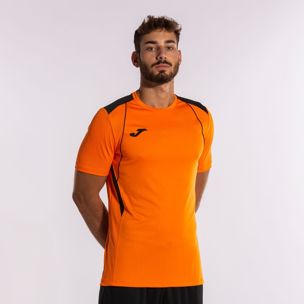 Camasa Championship Vii Maneca Scurta T- Orange Black Joma