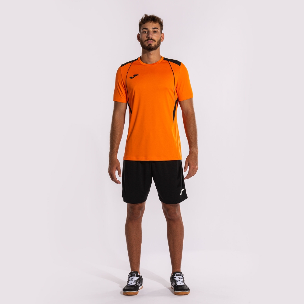 Camasa Championship Vii Maneca Scurta T- Orange Black Joma