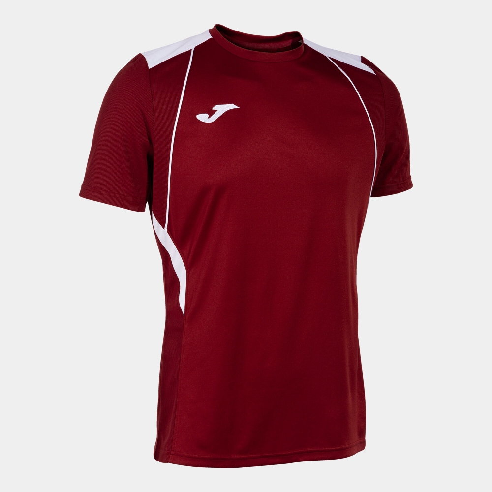 Camasa Championship Vii Maneca Scurta T- Burgundy White Joma