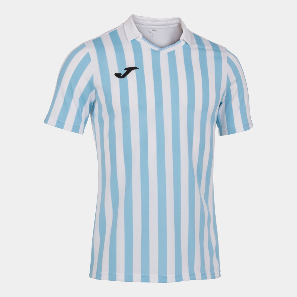 Camasa Copa Ii Maneca Scurta T- White Sky Blue Joma