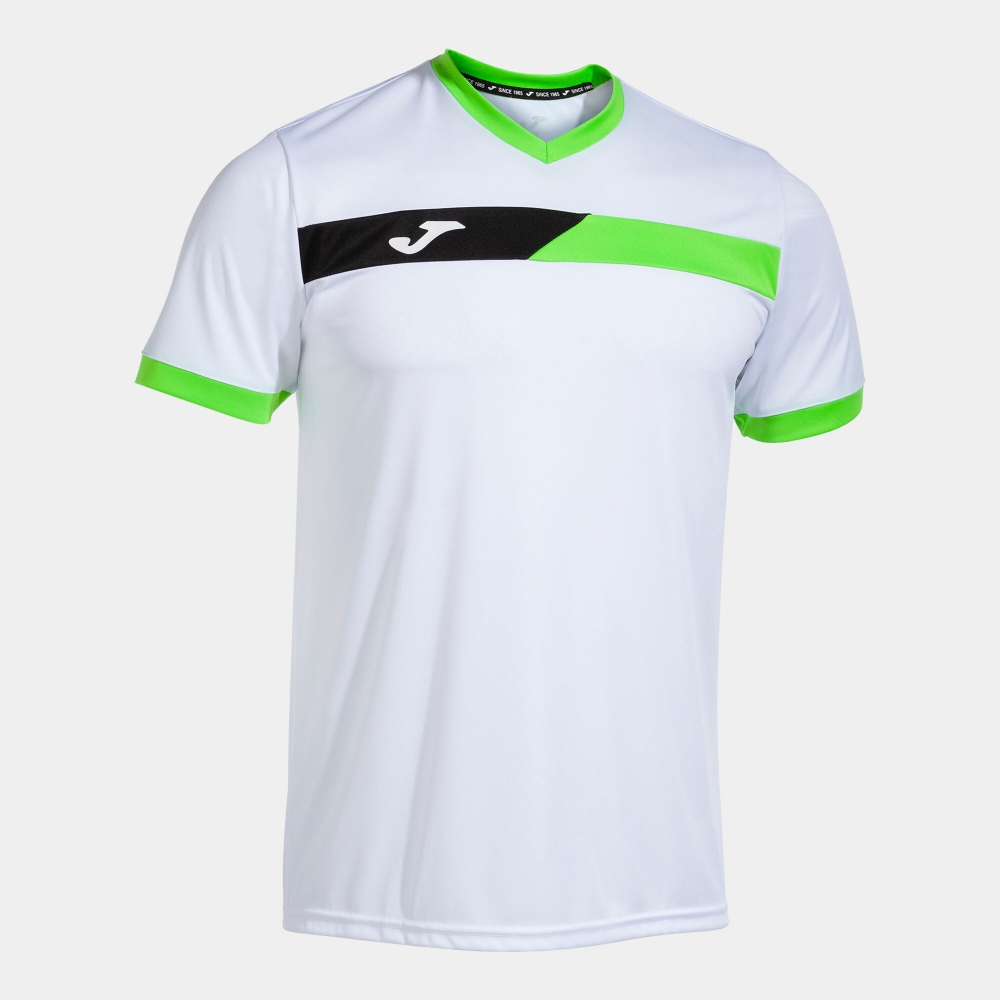 Camasa Court Maneca Scurta T- White Fluor Green Black Joma