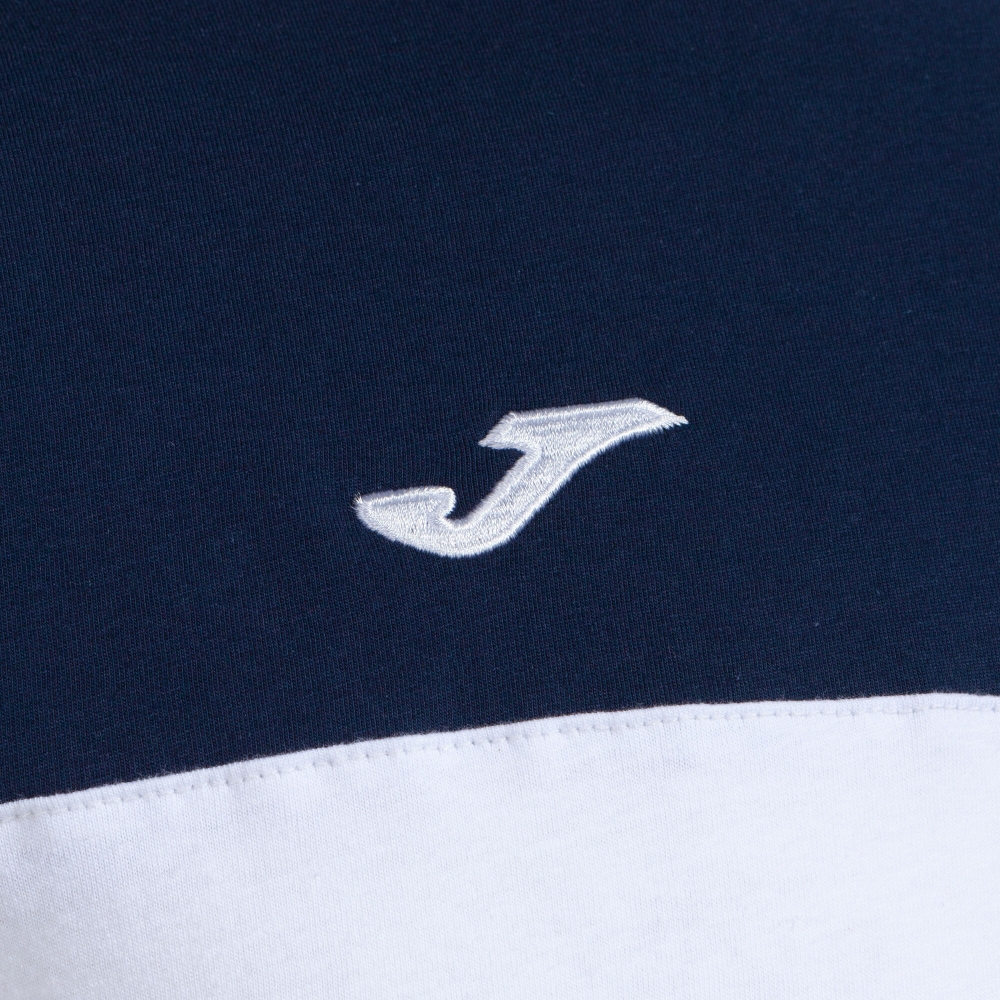 Camasa Crew V Maneca Scurta T- White Navy Joma