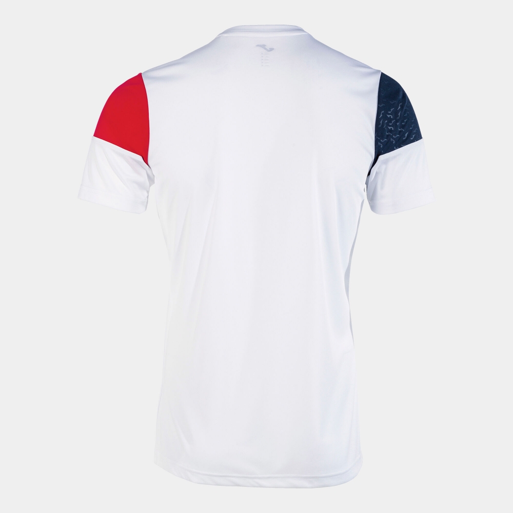 Camasa Crew V Maneca Scurta T- White Red Navy Joma