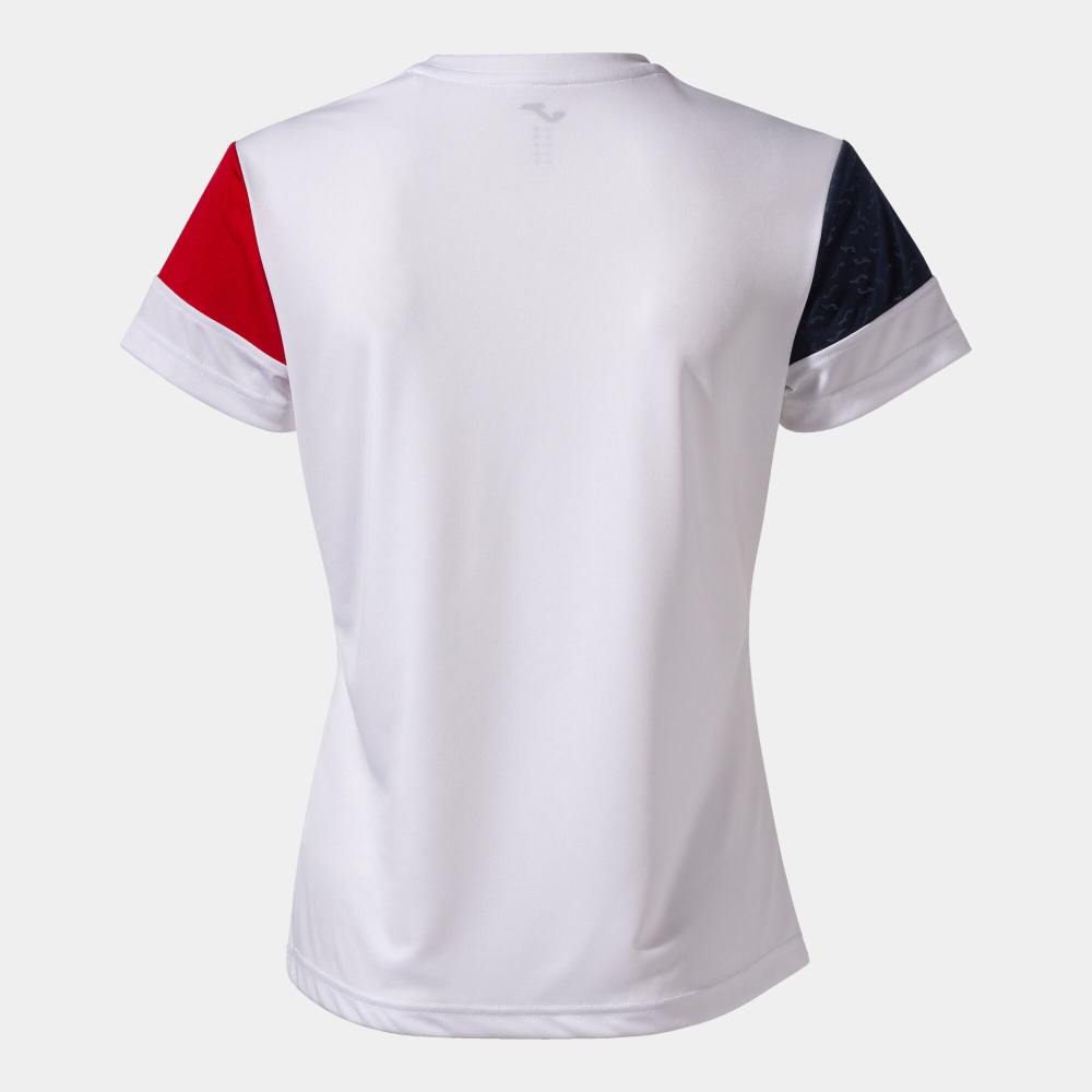 Camasa Crew V Maneca Scurta T- White Red Navy Joma