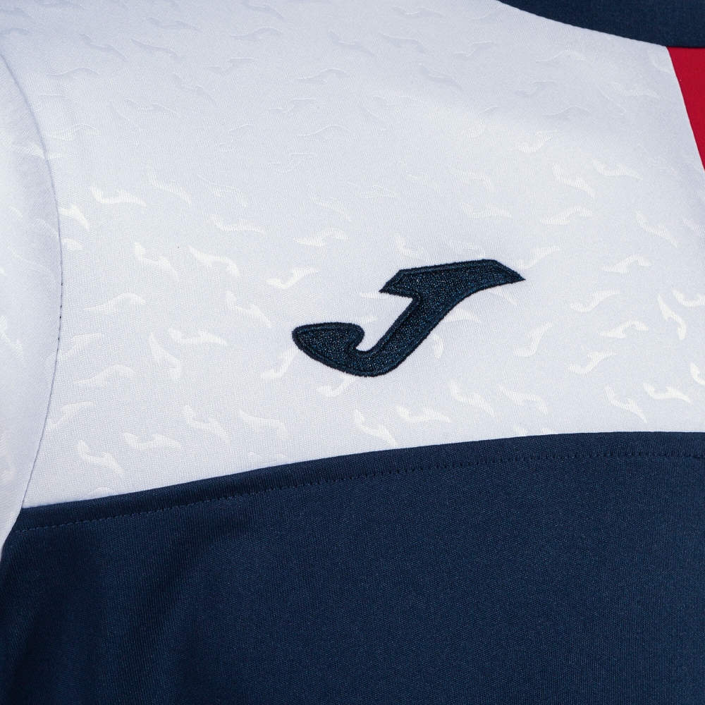 Camasa Crew V Maneca Scurta T- Navy Red White Joma