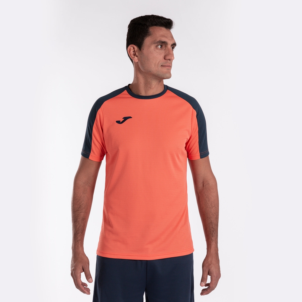 Camasa Eco Championship Maneca Scurta T- Fluor Orange Navy Joma