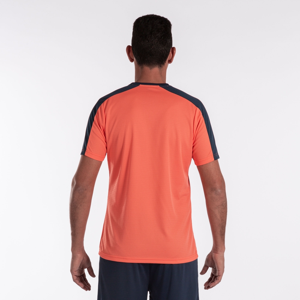 Camasa Eco Championship Maneca Scurta T- Fluor Orange Navy Joma