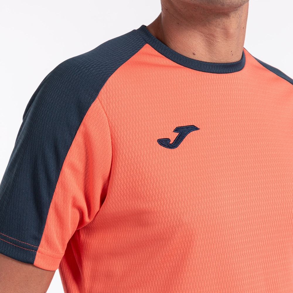 Camasa Eco Championship Maneca Scurta T- Fluor Orange Navy Joma