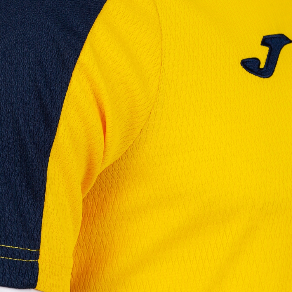 Camasa Eco Championship Maneca Scurta T- Yellow Navy Joma