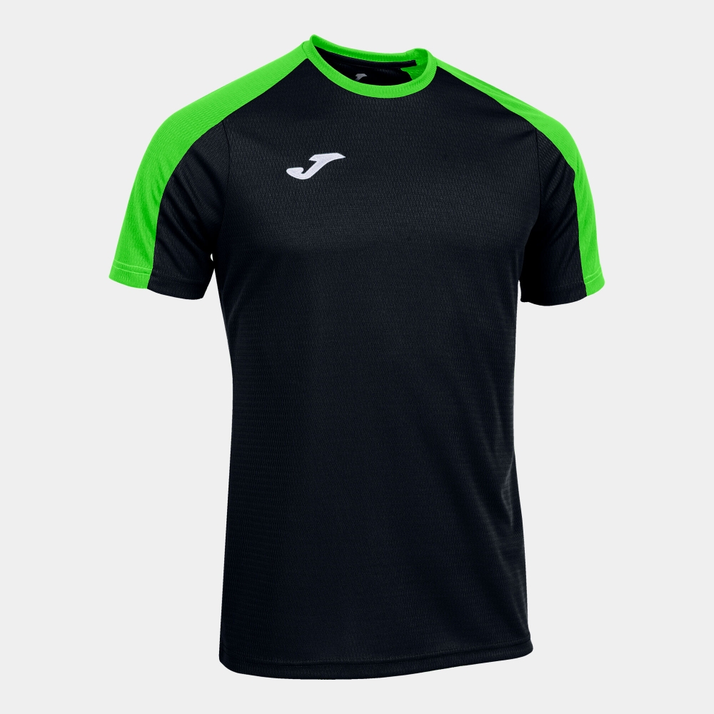 Camasa Eco Championship Maneca Scurta T- Black Fluor Green Joma