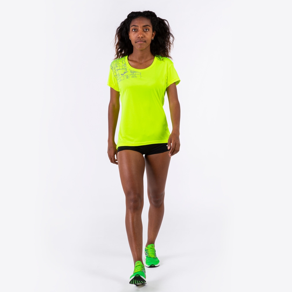 Camasa Elite Viii Maneca Scurta T- Fluor Yellow Joma