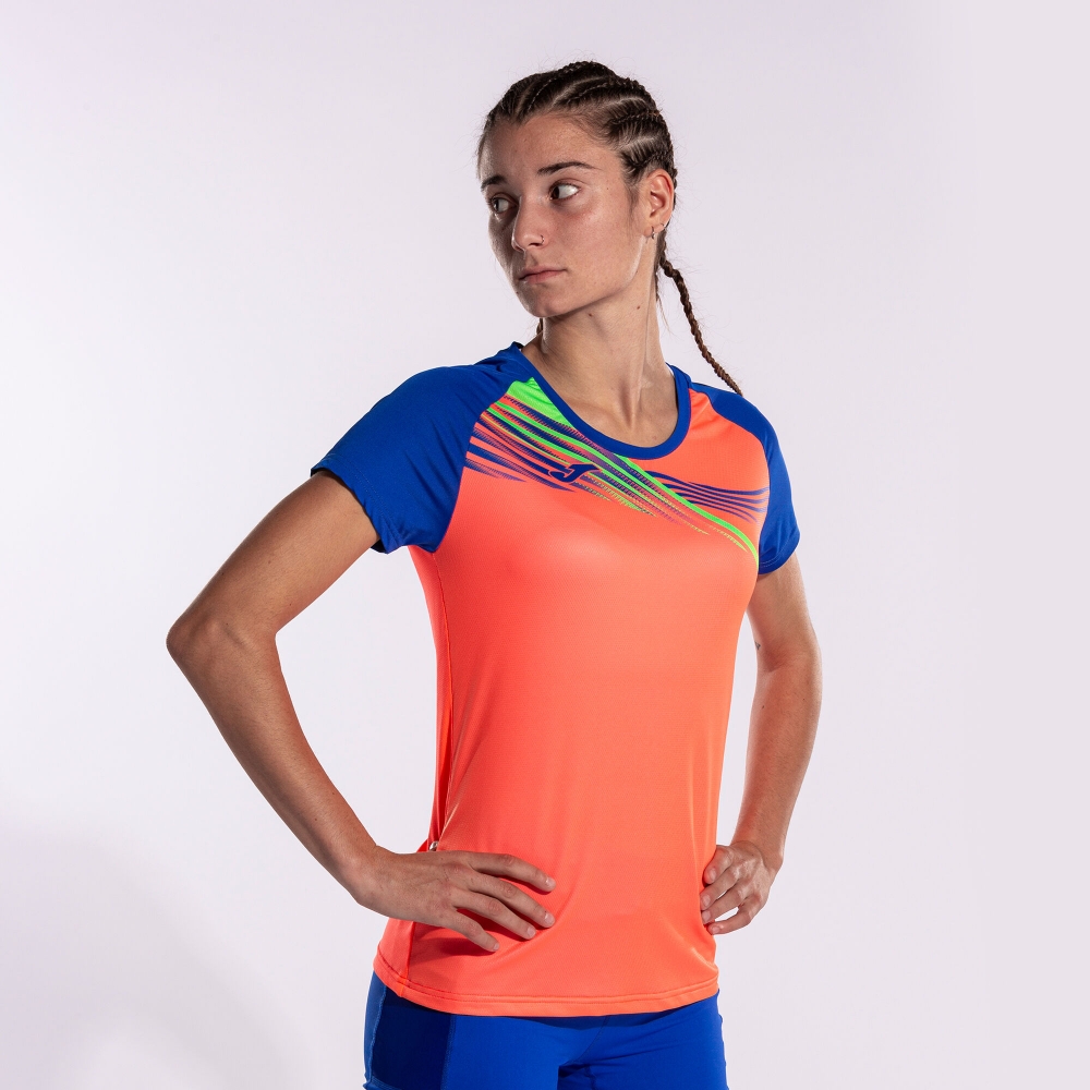 Camasa Elite X Maneca Scurta T- Fluor Coral Royal Joma