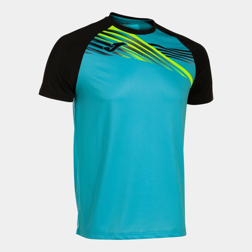 Camasa Elite X Maneca Scurta T- Fluor Turquoise Black Joma