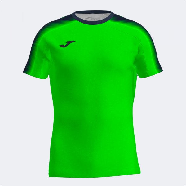 Camasa Elite Xi Maneca Scurta T- Fluor Green Dark Navy Joma