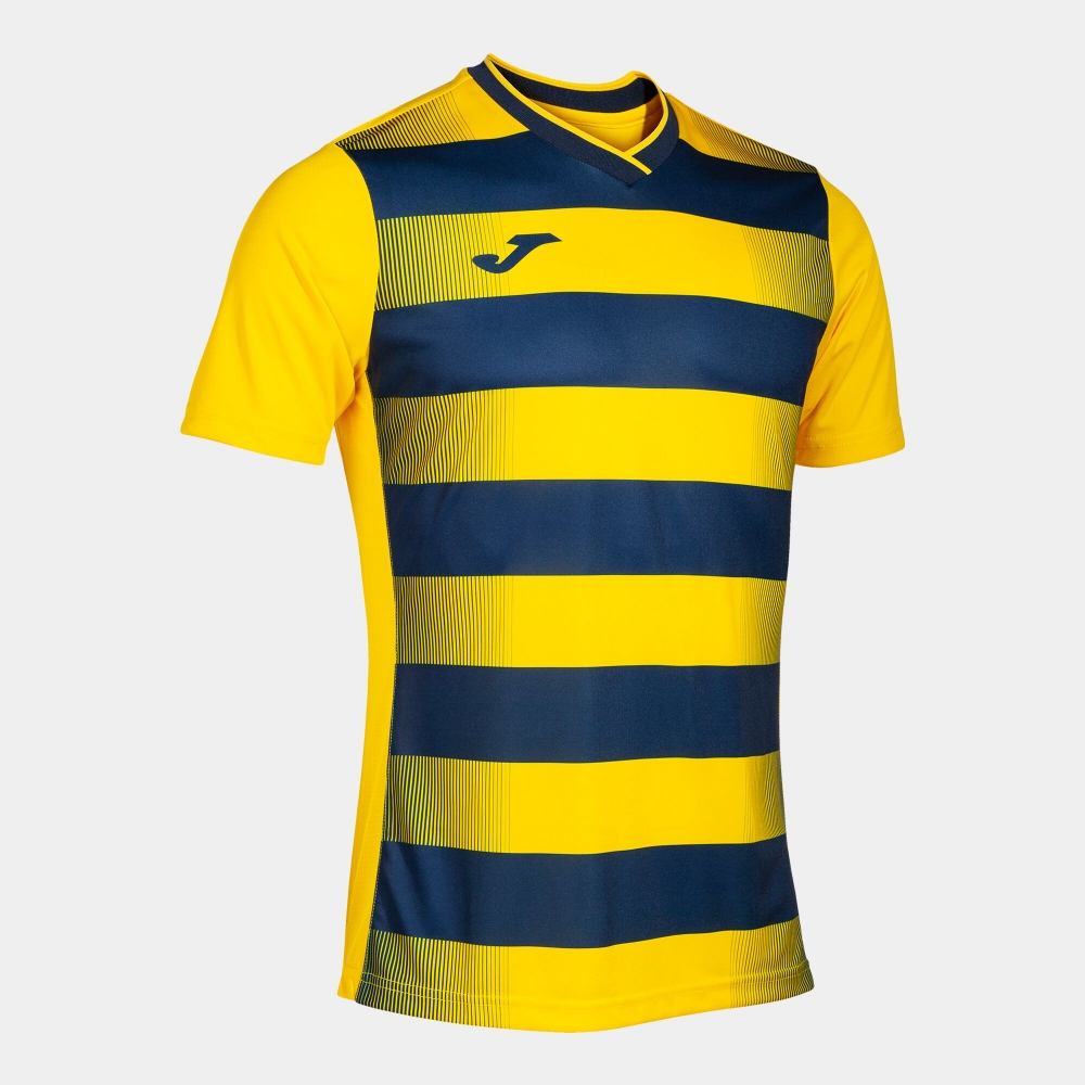 Camasa Europa V Maneca Scurta T- Yellow Navy Joma