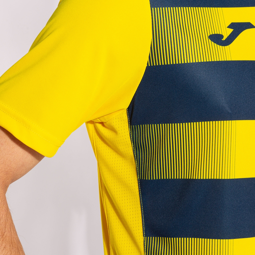 Camasa Europa V Maneca Scurta T- Yellow Navy Joma