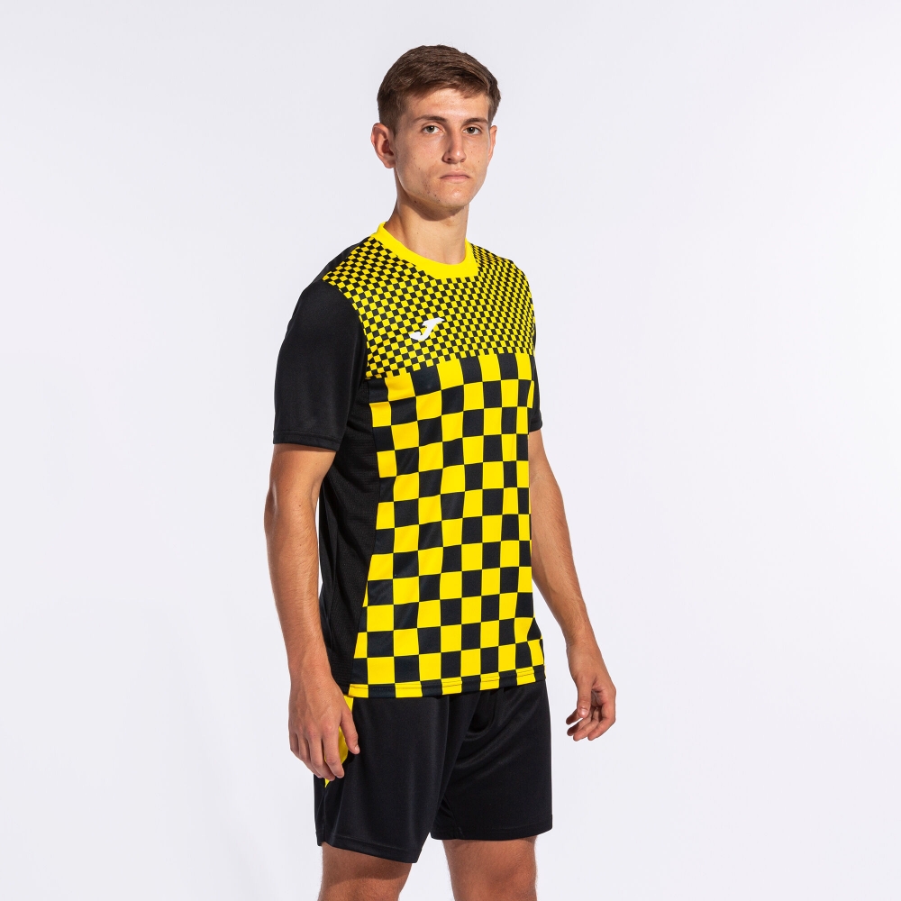 Camasa Flag Iii Maneca Scurta T- Black Yellow Joma