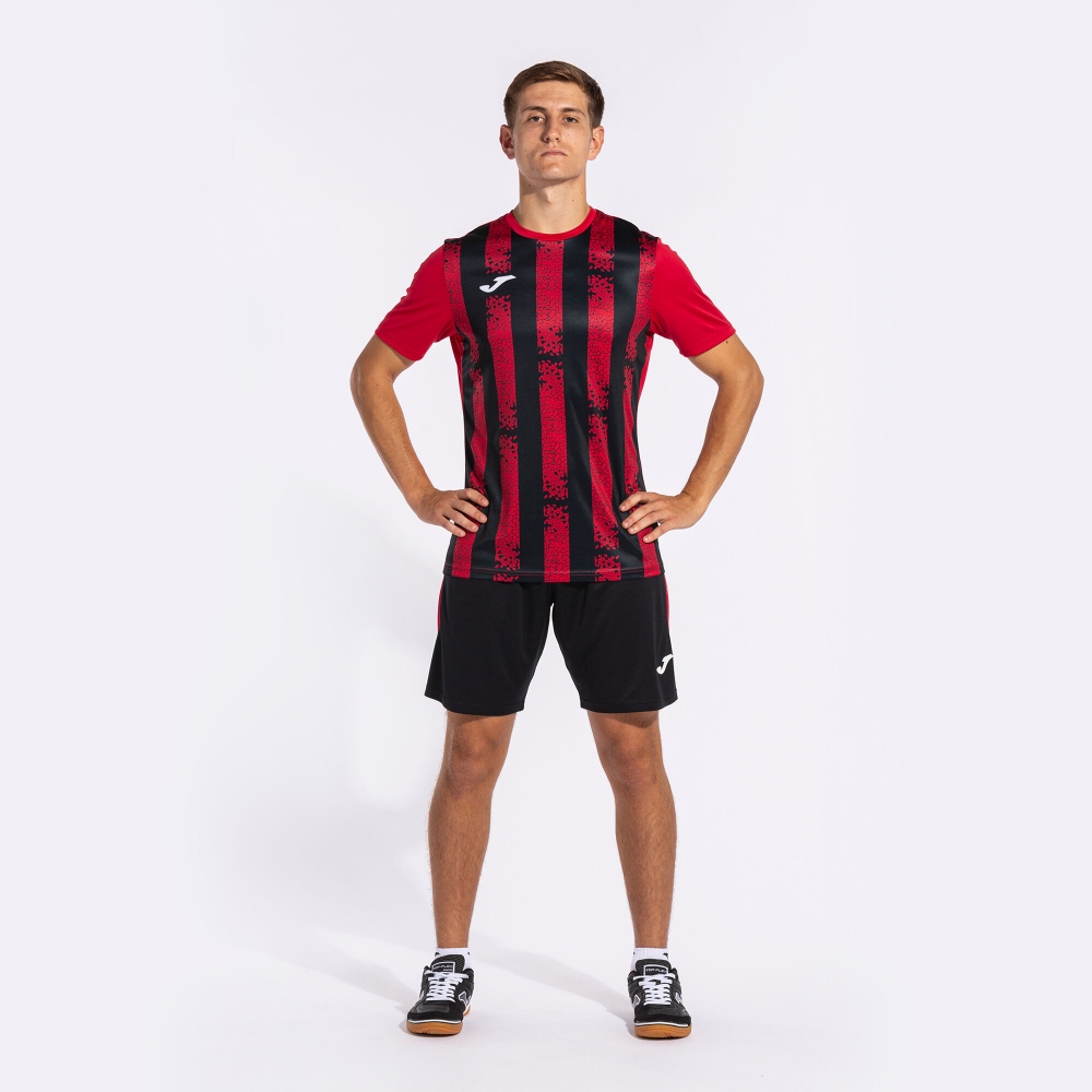 Camasa Inter Iii Maneca Scurta T- Red Black Joma