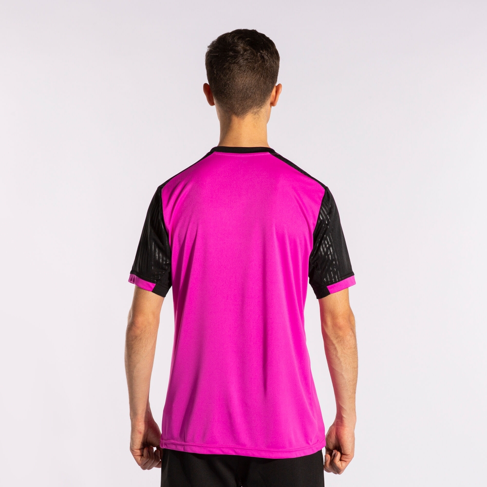 Camasa Montreal Maneca Scurta T- Fluor Pink Black Joma