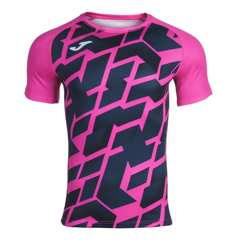 Camasa Myskin Iii Maneca Scurta T- Fluor Pink Navy Joma