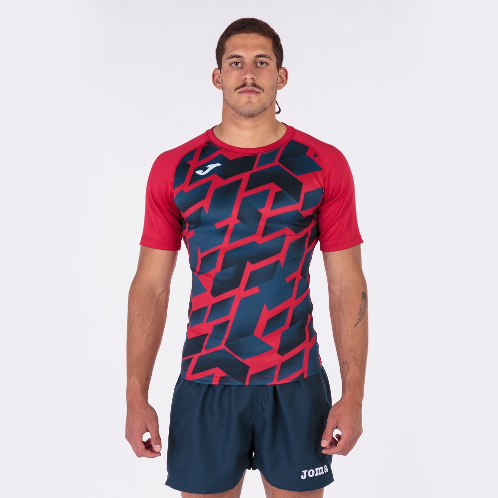 Camasa Myskin Iii Maneca Scurta T- Red Navy Joma