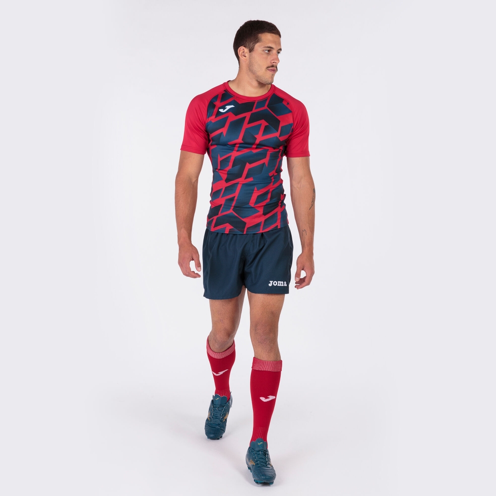 Camasa Myskin Iii Maneca Scurta T- Red Navy Joma