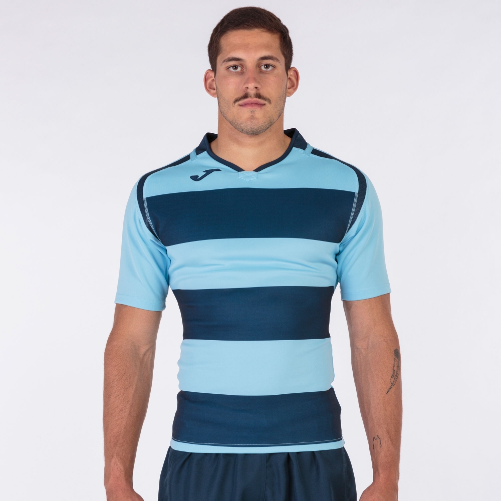 Camasa T- Rugby Navy-skyblue S/s Joma